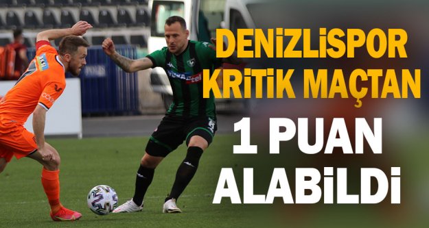 Denizlispor - Başakşehir maçı golsüz bitti