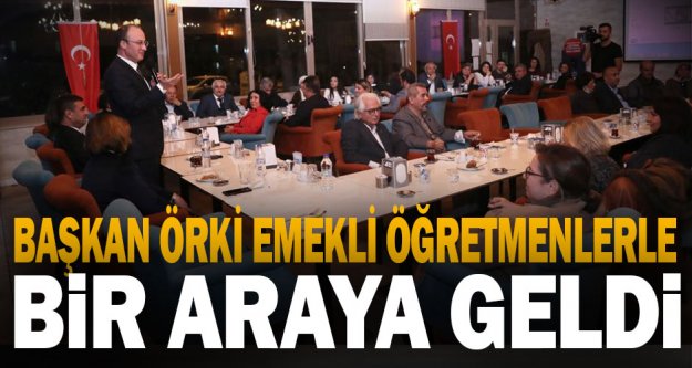 Pamukkale Belediye Başkanı Avni Örki, emekli öğretmenlerle buluştu