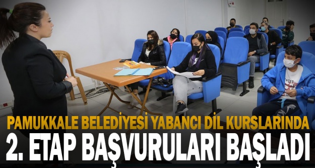 Pamukkale Belediyesi yabancı dil kurslarında 2. etap başvuruları başladı