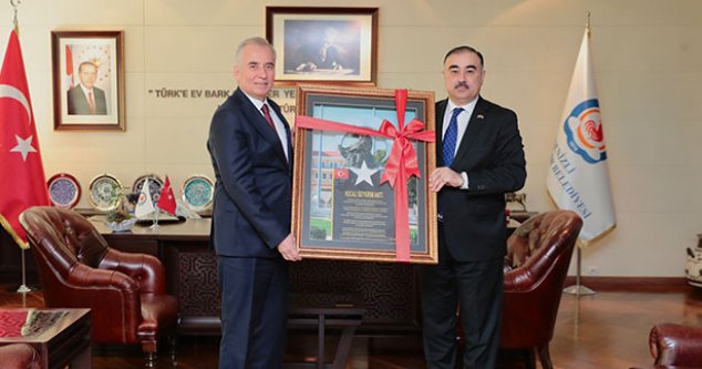 Azerbaycan Büyükelçisi'nden Başkan Zolan'a ziyaret