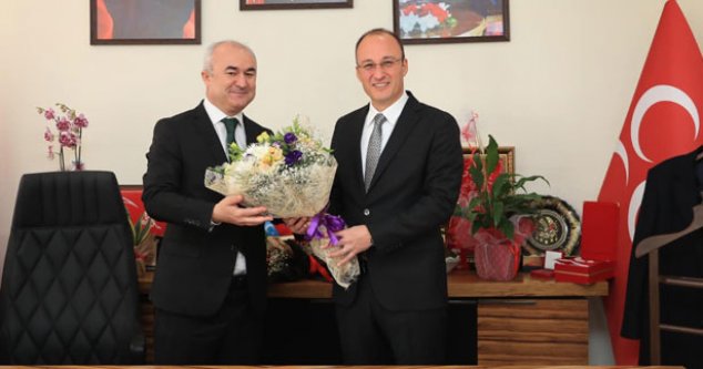 Başkan Örki'den Mhp İl Başkanı Garip'e ziyaret