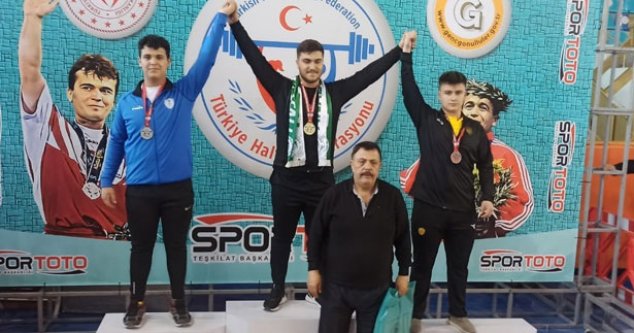 Pamukkale Belediyesporlu halterciden bir madalya daha