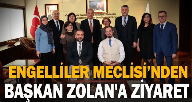 Engelliler Meclisi'nden Başkan Zolan'a ziyaret
