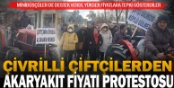 Çivril’de akaryakıt fiyatı protestosu