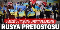 Ukraynalılar, Rusya'nın Ukrayna'ya saldırısını protesto etti