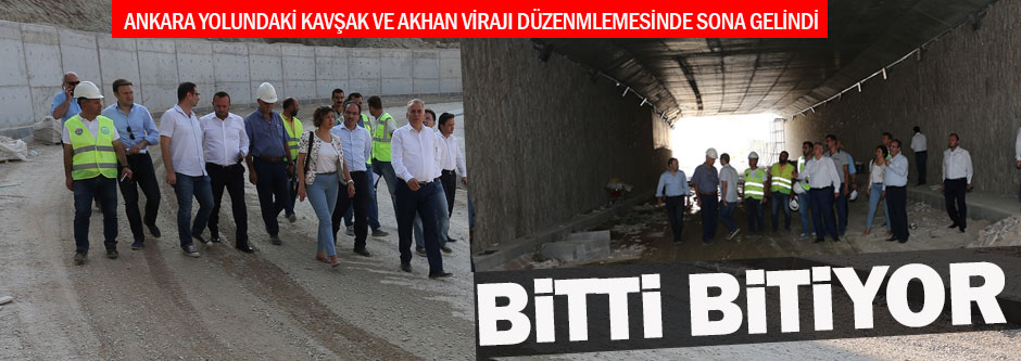Ankara Yolu projelerinde sona doğru