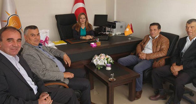 CHP'lilerden Ak Partili Başkana ziyaret