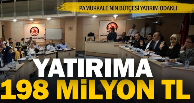 Pamukkale'ye 198 milyon lira bütçe