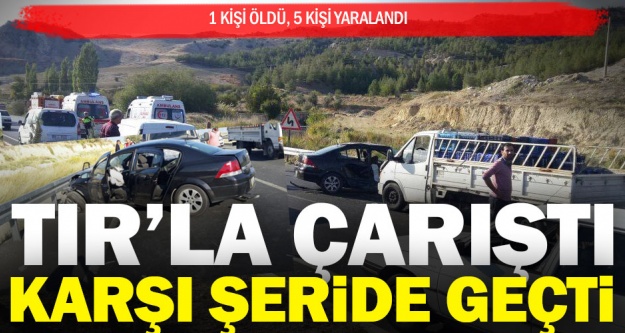 Sarayköy'de kaza; 1 kişi öldü, 5 kişi yaralandı