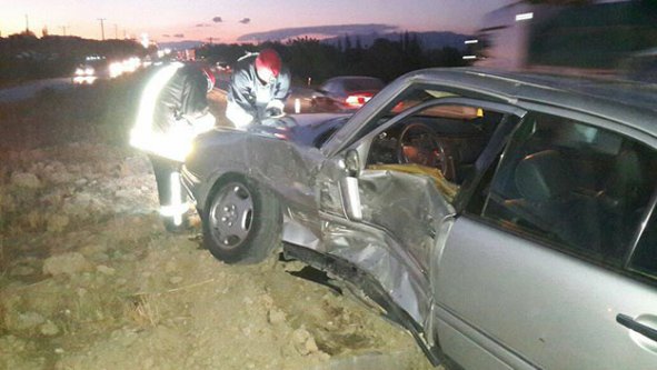 Beylerbeyi'nde kaza: 2 yaralı