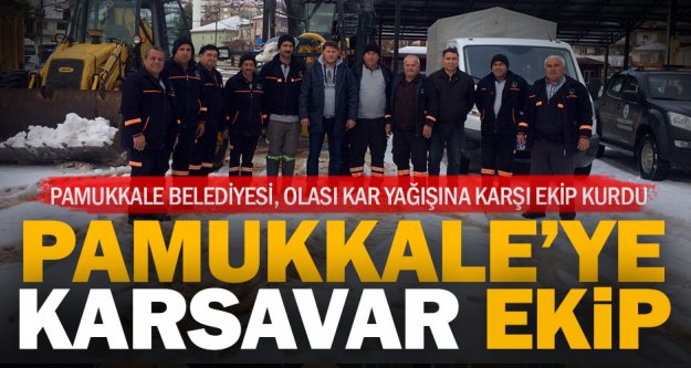 Pamukkale Belediyesi, kar planı hazırladı