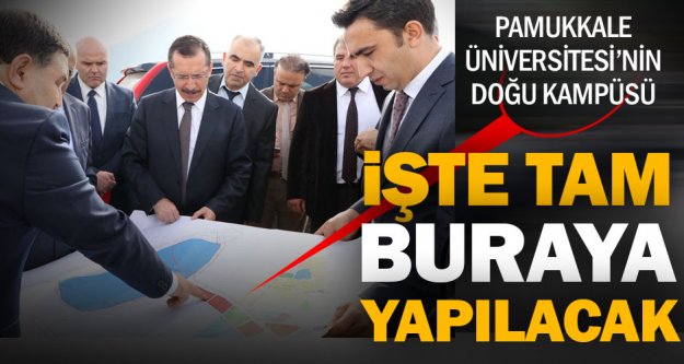 Pamukkale Üniversitesi'nin Doğu Kampüsü Honaz'a