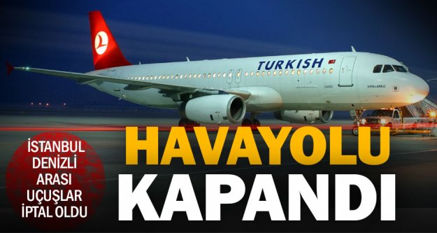 İstanbul uçuşları iptal