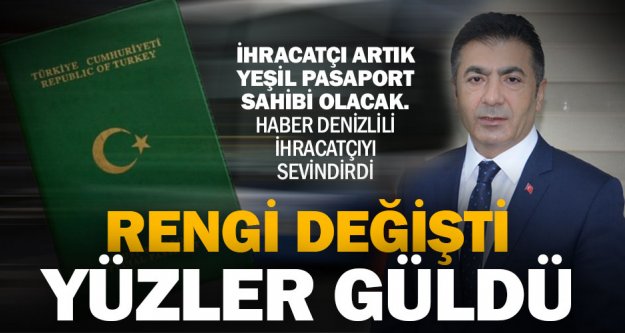 Erdoğan: Yeşil pasaport ihracatçımıza hem teşvik hem doping olacak