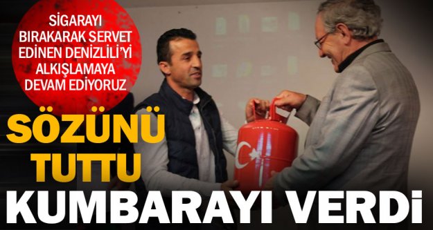 Öğrenciler sigarayı bıraktırdı, kumbarayı Mehmet Usta verdi