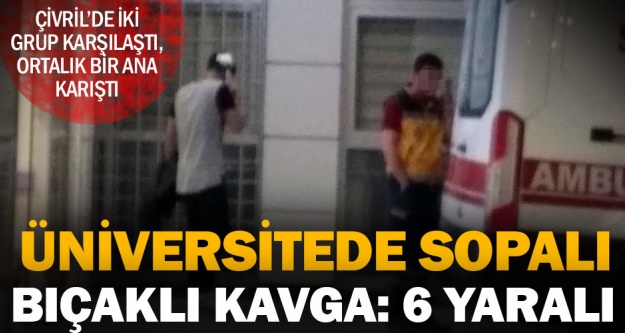 Çivril'de öğrenciler birbirine girdi: 6 yaralı