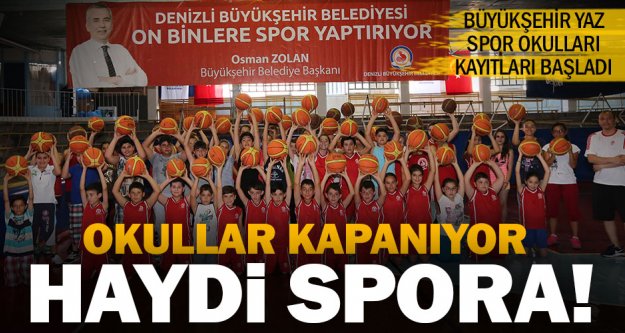 Büyükşehir Yaz Spor Okulları kayıtları başladı