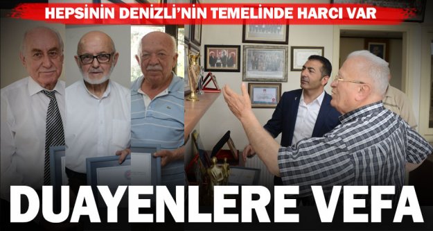 Erdoğan'dan duayen iş adamlarına vefa