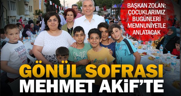 İftar bereketi Mehmet Akif Ersoy Mahallesi'ne taşındı