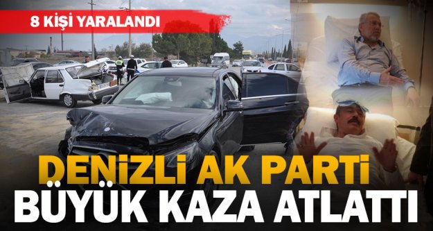 AK Partili Vekil Tin'in otomobili kaza yaptı: 8 yaralı
