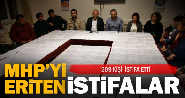 MHP Denizli'den 209 kişi daha istifa etti