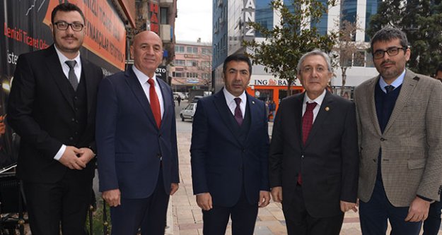 MHP Genel Başkan Yardımcısı Ayhan, DTO Başkanı Erdoğan'ı ziyaret etti