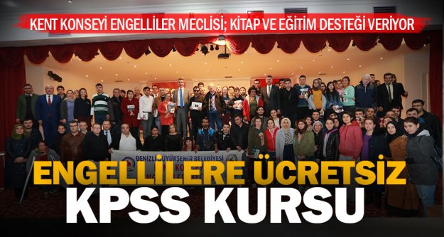 Engelliler Meclisi'nden ücretsiz E-KPSS kursu