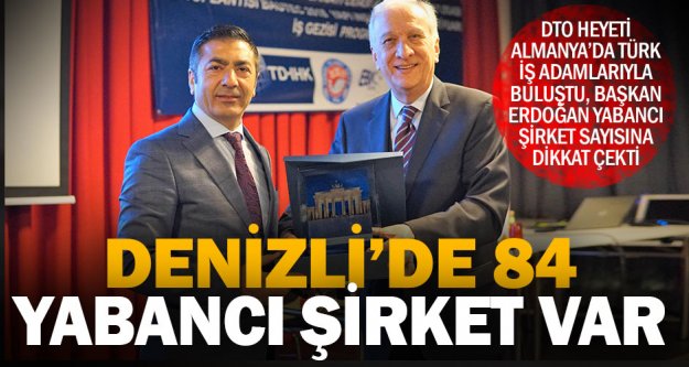 DTO heyeti, Berlin'deki Türk iş adamlarıyla buluştu
