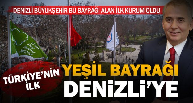 Türkiye'nin ilk 'Yeşil Bayrak' ödülü Büyükşehir'e