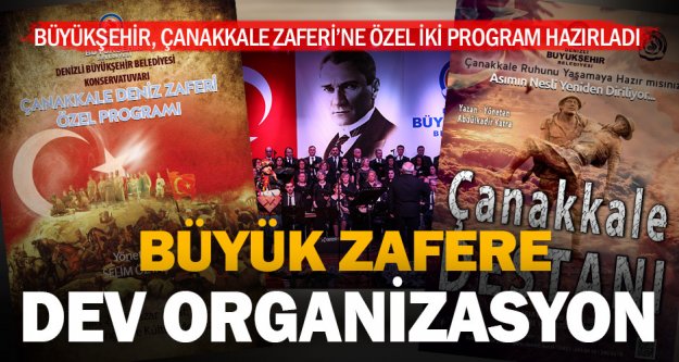 Büyükşehir'den Çanakkale Zaferi'ne özel 2 dev organizasyon