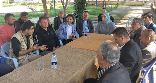 Ramazanoğlu, Akköy ve civarında seçmenle buluştu