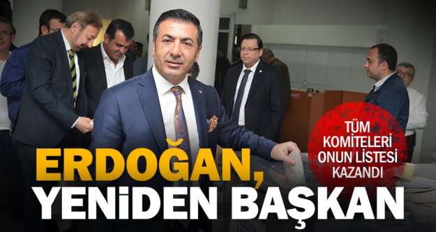 Tüm komiteleri kazanan Erdoğan, DTO'da tekrar başkan