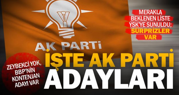 Denizli'de Ak Parti'nin 24 Haziran seçimleri milletvekili aday listesi