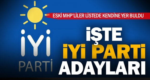 Denizli'de İyi Parti'nin 24 Haziran seçimleri milletvekili adayları