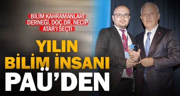 Necip Atar'a 'genç bilim insanı' ödülü