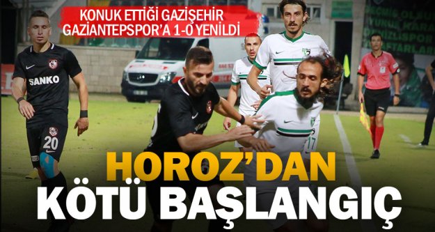 Denizlispor - Gazişehir Gaziantep: 0-1