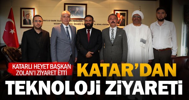 Katarlı heyetten Başkan Osman Zolan'a ziyaret