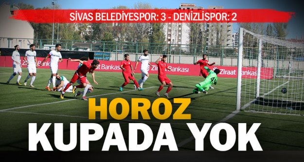 Sivas Belediyespor: 3 - Denizlispor: 2