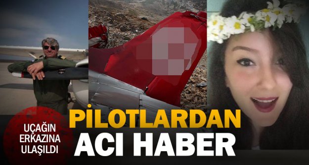 Düşen uçağın enkazı bulundu; Pilot ve öğrencisinden acı haber