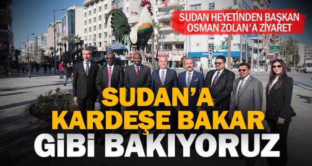 Sudan heyetinden Başkan Osman Zolan'a ziyaret
