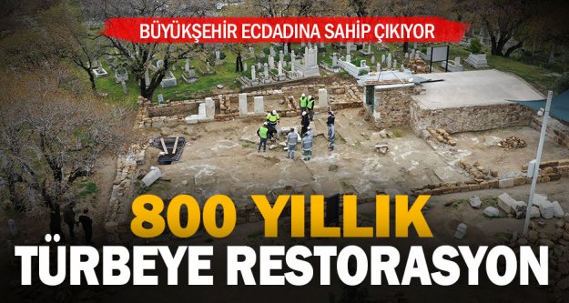 Selçuklu Komutanı Mehmet Gazi'nin türbesinde restorasyon başladı