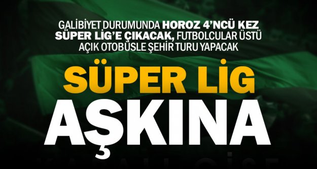 Denizlispor Süper Lig için sahada