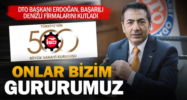 İSO 500'deki 12 firmaya Erdoğan'dan kutlama