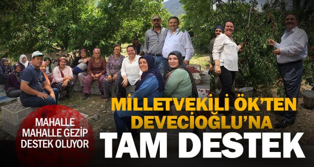 Milletvekili Ök'ten Devecioğlu'na tam destek