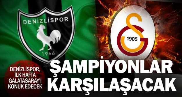 Denizlispor'un Süper Lig'deki fikstürü belli oldu
