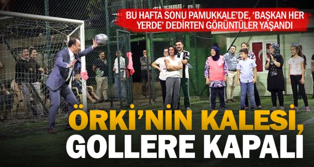 Pamukkale Belediye Başkanı Avni Örki, hafta sonu mahallede adım atılmadık yer bırakmadı