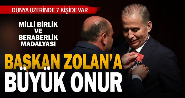 Başkan Osman Zolan'a büyük onur