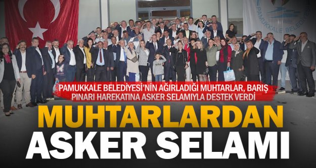 Pamukkale Belediyesi muhtarları unutmadı