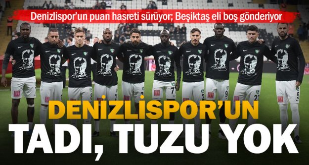 Horoz dibe çakıldı: Beşiktaş: 1 – Y. Denizlispor: 0