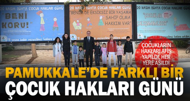 Pamukkale'de Çocuk Hakları Günü farklı kutlandı